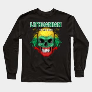 To The Core Collection: Lithuania Long Sleeve T-Shirt